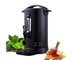 Arebos Pentola Bollitore 8,8 L 950 W | Dispenser Acqua Calda Vin Brulè Caffè Tè | Distributore Elettrico Bevande Calde con Rubinetto