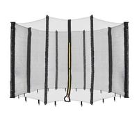 AREBOS rete per trampolino Rete di sicurezza Rete di sicurezza per 8 pali 366 cm