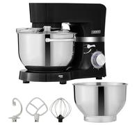 AREBOS Robot Da Cucina 1500W con 2 x Ciotole in Acciaio Inossidabile i 6 Gradini