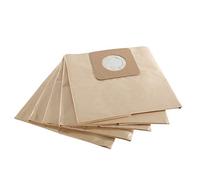AREBOS Sacchetto per Aspirapolvere Industriali 1300 W | 5 Pezzi | 42 x 42 cm | Particolarmente Resistente Allo Strappo | Non Sbiancato