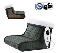 AREBOS Scaldapiedi Elettrico 100W 6 Livelli Timer 90min Lavabile LED Taglia 46