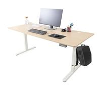 AREBOS Scrivania Elettrica Regolabile 180 x 80 cm | Altezza 72-118 cm | Funzione Memory | Tavolo Ergonomico Standing Desk | Postazione Seduta-in-Piedi | Beige