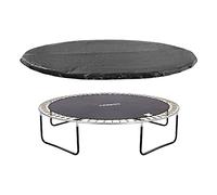 Arebos Telo di copertura per trampolino Ø 244 cm Nero antistrappo e resistente ai raggi UV Telo di protezione dalle intemperie Resistente alle intemperie Copertura protettiva per trampolino