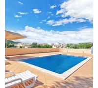 Arebos Piscina Pellicola Solare in diverse misure 6 x 4 m | rotondo o quadrato | grande spessore di 400 μm | My | 0,4 mm
