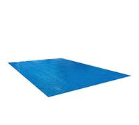 Arebos Telone solare per piscina rettangolare 8 x 5 m blu | Spessore telone solare 400 µm | Telo solare tagliabile su misura | Riscaldamento piscina Riscaldamento acqua | Telo termico