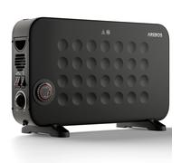 AREBOS Riscaldatore Convettore 2000 W Riscaldatore Elettrico Nero / Bianco