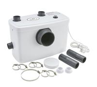 Arebos Trituratore WC Maceratore Pompa Sanitario per Acque Reflue | 600W | 100L-min | per WC, doccia, lavandino | Bianco