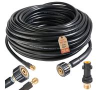 Arebos tubo flessibile di pulizia 25 m | 180 Bar | adatto per Pulitore ad alta pressione | include Adattatore per attacco a baionetta