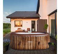 AREBOS In-Outdoor Whirlpool Spa Piscina Benessere Massaggio ovale 190x120 cm