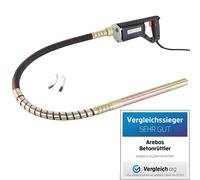AREBOS Vibratore per calcestruzzo 580W Vibratore interno Vibratore per palline