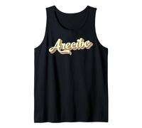 Arecibo - Maglietta stile retrò, stile baseball, stile vintage Canotta
