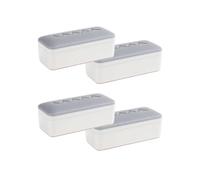 Arecobticy 4 distanziatori per copriwater in ABS, design di installazione rapida, antiscivolo, per sedile WC, paraurti per uso domestico