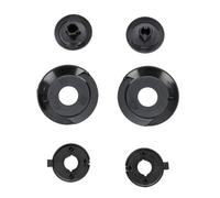 Arecobticy 6 pezzi casco visiera base Easy On design universale compatibilità resistenza ABS meccanismo sicuro metà casco compatibilità lente base