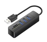 Arecobticy Adattatore USB 2.0 che integra l'espansione delle porte e la lettura delle schede di trasferimento veloce a 480 Mbps per migliorare l'efficienza del computer applicazioni Dock USB