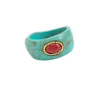 Arecobticy Bracciale rigido irregolare in resina irregolare e curva, stile punk, impilabile, per gli appassionati di moda, in resina vintage, Misura unica, come descritto