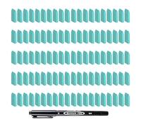 Arecobticy Confezione da 100 etichette colorate da giardino con fondo impermeabile da appendere per un posizionamento sicuro nel terreno o nei vasi, etichette colorate da giardino