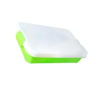 Arecobticy Contenitore sensoriale con vassoio per sabbia, contenitore portatile e impilabile, per la casa, la spiaggia, per giocare o giocare con la sabbia