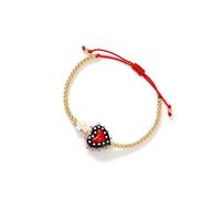 Arecobticy Cordino regolabile multicolore unico e a forma di cuore, leggero, regalo alla moda per donne e adolescenti, Misura unica, come descritto