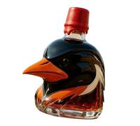Arecobticy Dispenser di whisky Eye Catching Hawks Head Figure Bottiglia di bevande in vetro Accessori per bere umoristici Cucina creativa Barwares Divertente Whisky Hawks Testa Bottiglia