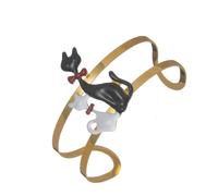 Arecobticy Elegante bracciale rigido in acciaio inox a forma di farfalla, regolabile, aperto per regali leggeri di compleanni o anniversari. Dainty Open Ended per l'uso quotidiano, Misura unica, come