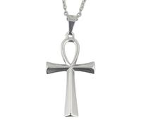Arecobticy Elegante collana con ciondolo a forma di croce, resistente all'ossidazione, accessorio per personalizzare l'espressione e la fede, la cultura giovanile, Misura unica, come descritto, come