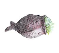 Arecobticy Fioriera per pesci macchiati da appendere per piante da appendere, facile installazione, resina per interni ed esterni, decorazione artigianale ornamento da appendere fioriera in resina