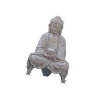 Arecobticy Home Buddha Statua Per La Casa Decori Esterni Energia Solare Sfarfallio LED Giardino Luce Meditazioni Spirituale Stanza Decors Giardino