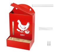 Arecobticy Mangiatoie per polli appese Bocche larghe Gravità Creative Alimentatori per pollame Precisioni Coops Stazione di alimentazione Ostriche Accessorio per pollo Facile da pulire