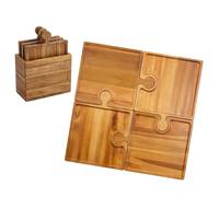 Arecobticy Piatti per antipasti in legno con connessione liscia per la disposizione alimentare creativa vassoio personalizzabile