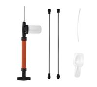 Arecobticy Pompe efficienti spolverino a pressione per giardino e magazzino con ugello spray estensibile e regolabile da 1,2 m, per lucidare piante