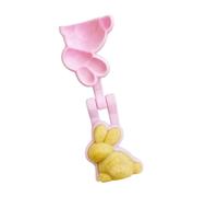 Arecobticy Stampi rotondi multiuso dal design creativo, sicuri per i progetti di cottura dei bambini, facili da rilasciare, lavabili in lavastoviglie, antiaderenti