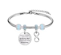 Arecobticy Ti Acciaio Perline Elegante Gioiello Per Tutti I Giorni Per Bambini Confortevole Fit Catena Da Polso Accessorio Alla Moda Cinturino Regolabile, Misura unica, come descritto