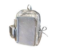 Arecobticy Zaino resistente all'acqua di stili giapponesi spaziosi di stoccaggio Zaino Design ergonomico per i professionisti Zaino alla moda di cultura giapponese, Argento