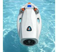 Aredwhiterui Bodyboard 2-in-1 per Adulti - Tavola da Surf E Guida Subacquea, Spinta da 6000W, Autonomia di 40-80 Min, Controllo A 2 velocità, Kickboard Portatile per Piscina, Lago, Oceano E Vacanze