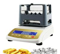 Aredwhiterui Tester Purezza Oro Precisione da Laboratorio, Densimetro di Precisione 0.001g/cm³ per Valutazione Carati, Esportazione Dati e Ricaricabile per Gioiellieri e Riciclatori MDJ-600K