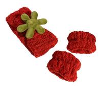 ARELGY Confezione da 3 fasce per capelli da donna, con fragola, per la cura della pelle e il lavaggio del viso, fasce per capelli gonfi e regali per le vacanze (tipo A)