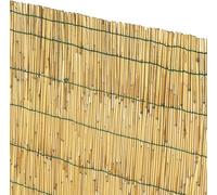 Arella Arelle in canna bambù stuoia ombreggiante cm 100x300 cm 1x3 m per copertura recinzione giardino ringhiera balcone in bamboo