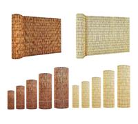 Arella Bamboo da Esterno, Giardino, Terrazzo, Balcone, Ringhiera Balcone, Stuoia Recinzione Decorativa in Canna Bambù, Coperture Recinzioni 1.2 1.5 1.8 2 3 4 5 6 8 10 12 15m(Natural,H1.2 x L2.5m)
