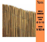 Arella in bamboo canniccio Time canne di bambu recinzione per giardino h 1 x 3 m