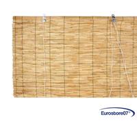 arella in bambu' con tiro e carrucola in canne - naturali - cm.- cm.120x300