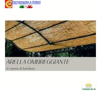 Arella in Canna di Bambu Stuoia Ombreggiante 1,5 x 5 m Frangivista Bamboo