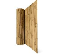 Arella in canne di bamboo naturale Ø 16 mm, stuoia ombreggiante per recinzioni 100 x 300 cm