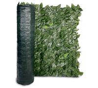 ARELLA SIEPE ARTIFICIALE SINTETICA CON RETE SEMPREVERDE LAURO EDERA 1X3 MT