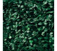 Arella Siepe Sintetica Artificiale 1,5x3m in PVC con Rete Ombreggiante Ranieri Foglie di Lauro