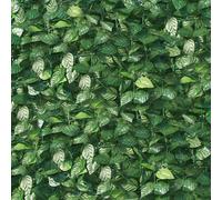 Arella Siepe Sintetica Artificiale 150x300 cm in PVC Ombreggiante Ranieri Foglie di Lauro