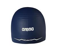 Arena Aquaforce Wave Cuffia da nuoto in silicone da corsa per uomo e donna, idrodinamica, prestazioni competitive e intensive, per piscina, calotta da bagno, blu navy, XL