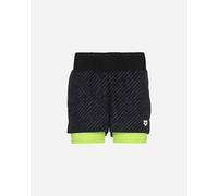 Arena Athletic Run W - Short Running - Donna - Nero M