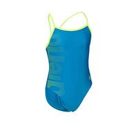 Arena Bambine e Ragazze One Piece Swimsuit, Turquoise-Soft Green, 4-5 Anni