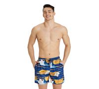Arena Men's Beach Boxer Allover, Pantaloncino da Spiaggia Uomo, Navy Multi, XL