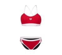ARENA Bikini 'ICONS' rosso ciliegia / bianco Donna ARENA S